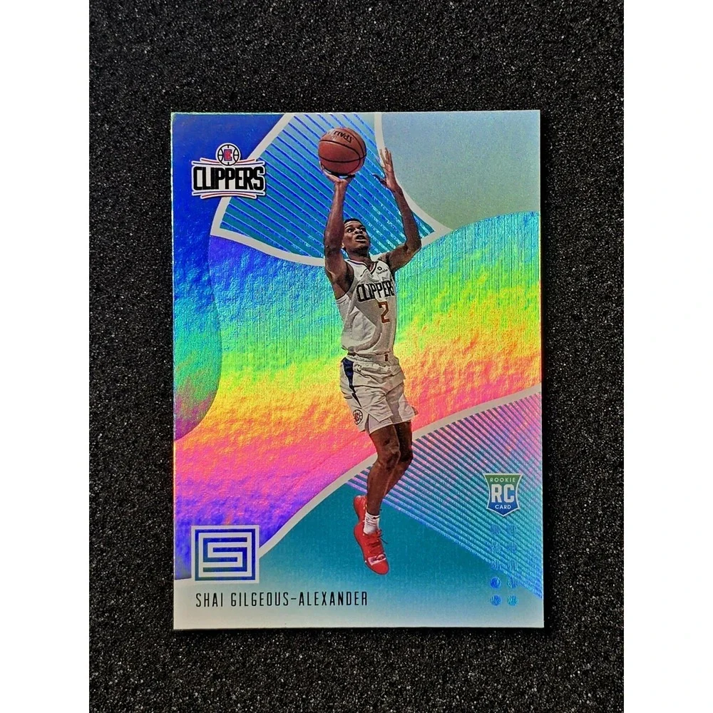 2018-19 Panini Status #106 Shai Gilgeous-Alexander Aqua Rookie RC